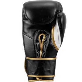 Боксерские перчатки Title Boxeo Mexican Leather Quatro Black/White 14 ун (BATGE4 14 oz BK/WH), Вес: 14 унций, изображение 3