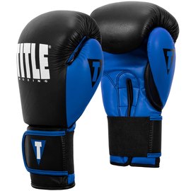 Боксерские перчатки Title Boxing Dynamic Strike Black/Blue 14 ун (XDBG 14 BK/BL), Вес: 14 унций, Цвет: Чёрный/Синий