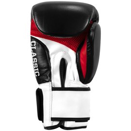 Боксерские перчатки Title Classic Leather 2.0 Black/White/Red 16 ун (CSBGL2 X BK/WH/RD), Вес: 16 унций, изображение 4