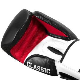 Боксерские перчатки Title Classic Leather 2.0 Black/White/Red 16 ун (CSBGL2 X BK/WH/RD), Вес: 16 унций, изображение 5