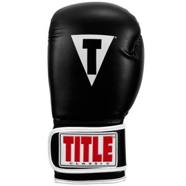 Боксерские перчатки Title Classic Pro Style 3.0 Black/White 14 ун (CVVTG3 14 BK/WH), Вес: 14 унций, Цвет: Черный/Белый, изображение 3