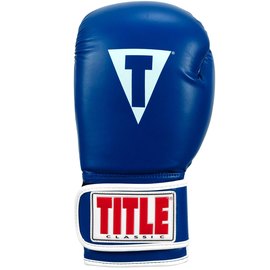 Боксерские перчатки Title Classic Pro Style 3.0 Blue/White 14 ун (CVVTG3 14 BL/WH), Вес: 14 унций, Цвет: Синий/Белый, изображение 3
