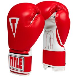 Боксерские перчатки Title Classic Pro Style 3.0 Red/White 14 ун (CVVTG3 14 RD/WH), Вес: 14 унций, Цвет: Белый/Красный