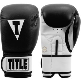 Боксерские перчатки Title Premier Leather Black/White 14 ун (TSBG2 L BK/WH), Вес: 14 унций, изображение 2