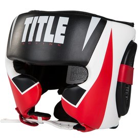 Боксерский шлем Title MMA Command Black/White/Red L (XCHGT L BK/WH/RD), Размер: L