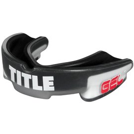 Капа для бокса Title Boxing Gel Triple-Shox 2.0 (возраст 11+) Grey/Black (GTSMG2 BK/GR), Цвет: Чёрный/Серый