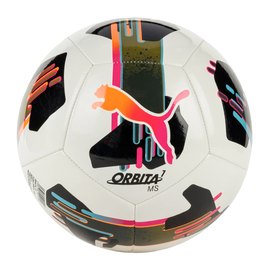 Мяч футбольный Puma Orbita 7 MS Mini белый/черный/оранжевый size 1 (084336-01)