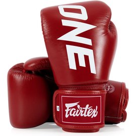 Боксерські рукавички Fairtex BGV1-ONE (натуральна шкіра) Red 14 ун (BGV1-ONE_14oz_Red), Вага: 14 унцій, Колір: Червоний, зображення 5