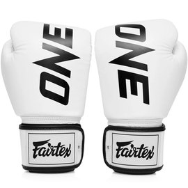 Боксерські рукавички Fairtex BGV1-ONE (натуральна шкіра) White 12 ун (BGV1-ONE_12oz_White), Вага: 12 унцій, Колір: Білий, зображення 2