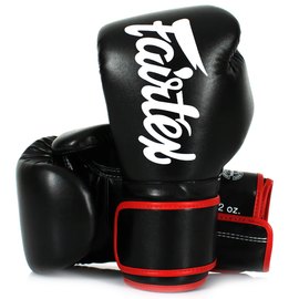 Боксерські рукавички Fairtex BGV14 Black 12 ун (BGV14_12oz_Black), Вага: 12 унцій, Колір: Чорний, зображення 4