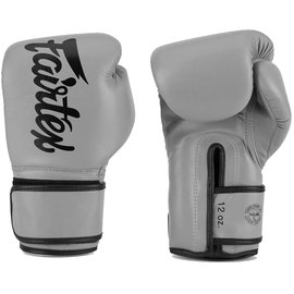 Боксерські рукавички Fairtex BGV14 Grey 12 ун (BGV14_12oz_Grey), Вага: 12 унцій, Колір: Сірий