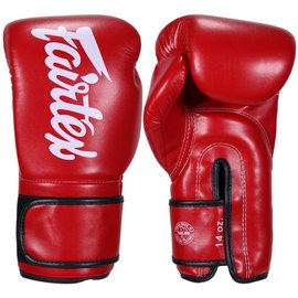Боксерські рукавички Fairtex BGV14 Red 10 ун (BGV14_10oz_Red), Вага: 10 унцій, Колір: Червоний