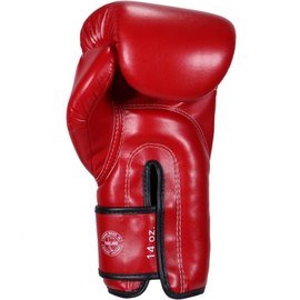 Боксерські рукавички Fairtex BGV14 Red 12 ун (BGV14_12oz_Red), Вага: 12 унцій, Колір: Червоний, зображення 3