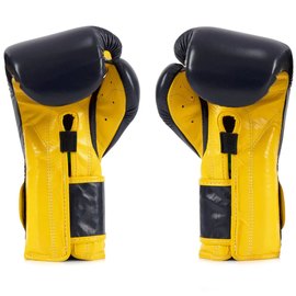 Боксерські рукавички Fairtex BGV9 Mexican Blue/Yellow 14 ун (BGV9_Mexican_14oz_Blue/Y), Вага: 14 унцій, зображення 3