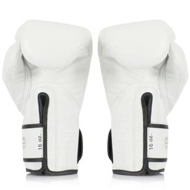 Боксерські рукавички Fairtex BGVG1 White 12 ун (BGVG1_12oz_White), Вага: 12 унцій, Колір: Білий, зображення 2
