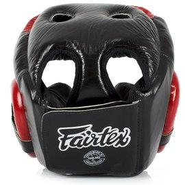 Боксерский шлем Fairtex HG13 Black/Red XL (HG13_XL_Black/Red), Размер: XL, изображение 4