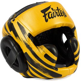 Боксерский шлем Fairtex HG16 Gold XL (HG16_XL_Gold), Размер: XL, изображение 2