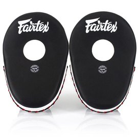 Лапы боксерские Fairtex FMV13 Black/White (FMV13_Black/White), изображение 3