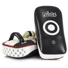 Пады для тайского бокса Fairtex KPLC2 Black/White (KPLC2), изображение 2