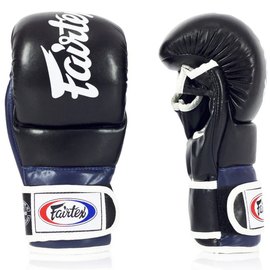 Перчатки для ММА Fairtex FGV18 Black/Blue M (FGV18_M_Black/Blue), Размер: M, изображение 2