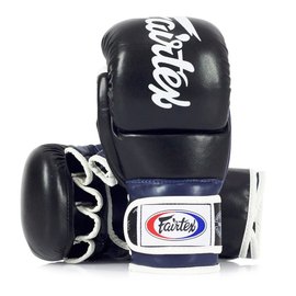 Перчатки для ММА Fairtex FGV18 Black/Blue M (FGV18_M_Black/Blue), Размер: M, изображение 4