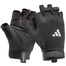Рукавички для залу Adidas Essential Training Gloves білі M (ADGB-15002WH), Розмір: M, Колір: Чорний/Білий, зображення 4
