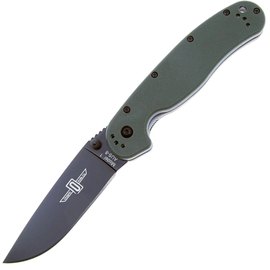 EDC нож Ontario Knife RAT I AUS-8 BB OD Green (ON8846OD)