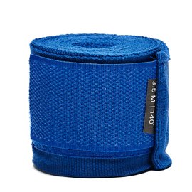 Бинты боксерские Leone Blue 4,5 м (AB705_Blue_450), Цвет: Синий, Длина бинта: 4.5 м, изображение 4