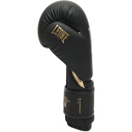 Боксерские перчатки Leone GN059D Black/Gold 12 ун. (GN059D_Bl/Gold_12oz), Вес: 12 унций, изображение 3