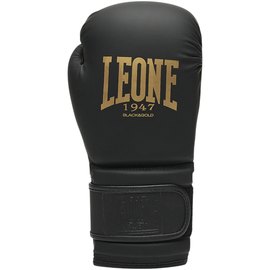 Боксерские перчатки Leone GN059D Black/Gold 14 ун. (GN059D_Bl/Gold_14oz), Вес: 14 унций, изображение 2