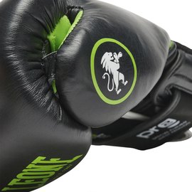 Боксерские перчатки Leone GN115 Professional 2 Black 10 ун. (GN115_Black_10oz), Вес: 10 унций, изображение 6