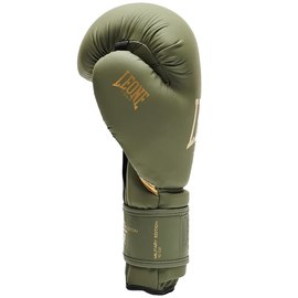 Боксерские перчатки Leone Mono Military 16 ун. (GN059G_Green_16oz), Вес: 16 унций, Цвет: Зелёный, изображение 2