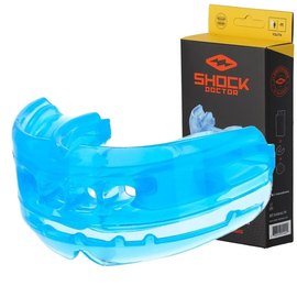 Капа для бокса Shock Doctor Double Braces под брекеты (возраст 12+) Blue (art. 4300-BLU-AD)
