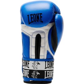 Боксерские перчатки Leone GN208 Iconic Blue 10 ун. (GN208_Blue_10oz), Вес: 10 унций, Цвет: Синий, изображение 3