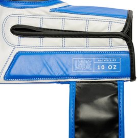 Боксерские перчатки Leone GN208 Iconic Blue 10 ун. (GN208_Blue_10oz), Вес: 10 унций, Цвет: Синий, изображение 5