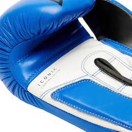 Боксерские перчатки Leone GN208 Iconic Blue 12 ун. (GN208_Blue_12oz), Вес: 12 унций, Цвет: Синий, изображение 6