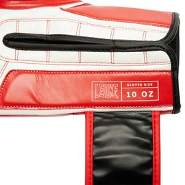 Боксерские перчатки Leone GN208 Iconic Red 10 ун. (GN208_Red_10oz), Вес: 10 унций, Цвет: Красный, изображение 5