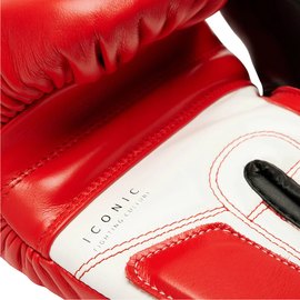 Боксерские перчатки Leone GN208 Iconic Red 12 ун. (GN208_Red_12oz), Вес: 12 унций, Цвет: Красный, изображение 5