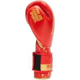 Боксерские перчатки Leone GN220 DNA Red 14 ун. (GN220_Red_14oz), Вес: 14 унций, Цвет: Красный, изображение 2