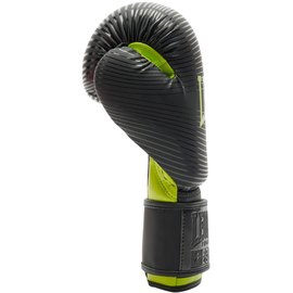 Боксерские перчатки Leone GN313 Waves Black 14 ун. (GN313_Black_14oz), Вес: 14 унций, Цвет: Чёрный, изображение 2