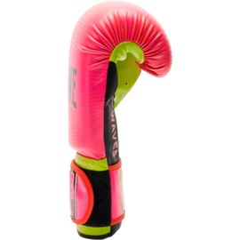 Боксерские перчатки Leone GN313 Waves Fuxia 12 ун. (GN313_Fuxia_12oz), Вес: 12 унций, Цвет: Розовый, изображение 4