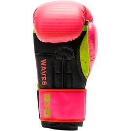 Боксерские перчатки Leone GN313 Waves Fuxia 12 ун. (GN313_Fuxia_12oz), Вес: 12 унций, Цвет: Розовый, изображение 3
