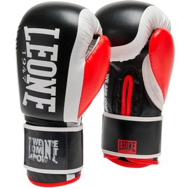 Боксерские перчатки Leone GN333 Logo Wacs Black 10 ун. (GN333_Black_10oz)
