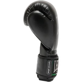 Боксерские перчатки Leone GN383 Thunder Black 10 ун. (GN383_Black_10oz), Вес: 10 унций, Цвет: Чёрный, изображение 2