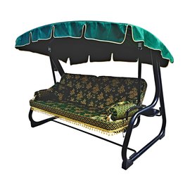 Садовая качель Spring-Swing Barokko Green-Gold