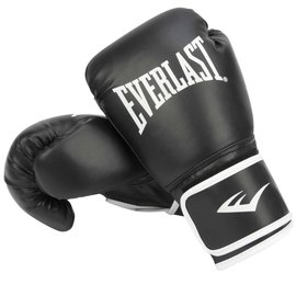 Боксерские перчатки Everlast Core 2 Training Gloves черный S/M (P00002327), Размер: S/M, Цвет: Чёрный, изображение 2