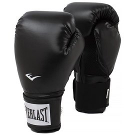 Боксерські рукавички Everlast ProStyle 2 Boxing Gloves чорний 14 унц (P00003075), Вага: 14 унцій, Колір: Чорний