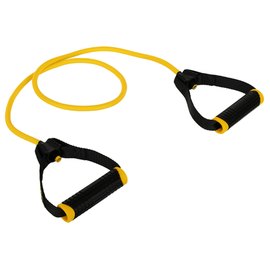 Еспандер LiveUp Tonning Tube Pro 1200х10х6 мм Чорний/Жовтий (LP8405-L), Навантаження: 4.5 кг, зображення 4