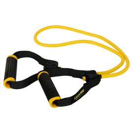 Эспандер LiveUp Tonning Tube Pro 1200х10х6 мм Черный/Желтый (LP8405-L), Нагрузка: 4.5 кг