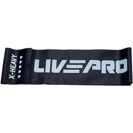 Еспандер-петля LivePro Fitness Band X-Heavy Чорний 11.3 кг (LP8415-XH), Навантаження: 11.3 кг